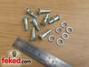 21-2010, 70-1612 - Triumph Rear Sprocket Mounting Bolts & Washers