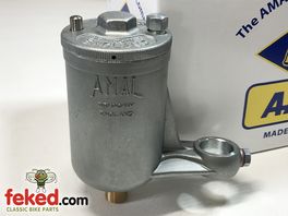 Amal 1AT Pre-Monobloc LH Float Chamber Assembly - 7 Degree Offset with Bottom Feed