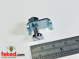 Headlamp rim fixing clip & screw.