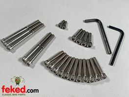 Stainless Steel Allen Screw Kit - Triumph T150 Trident