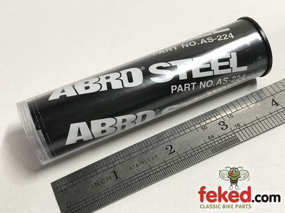 Abro Steel - Steel Reinforced Epoxy Putty - 57g Tube