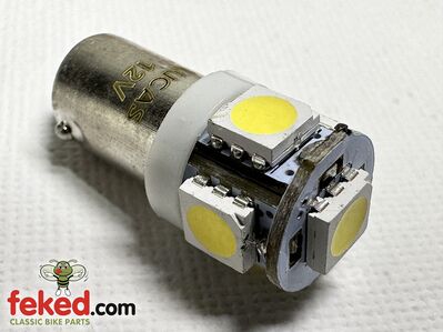 Lucas 12v LED Pilot / Instrument Bulb - BA9S Fitting