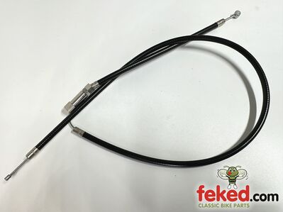 60-7001, D7001 - Triumph Throttle Cable - T140V Models With US Bars - Circa 1976-78